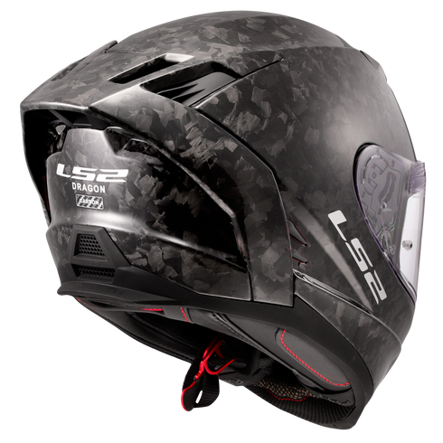 LS2 FF807 Dragon Motorcycle Helmet - Forged Carbon